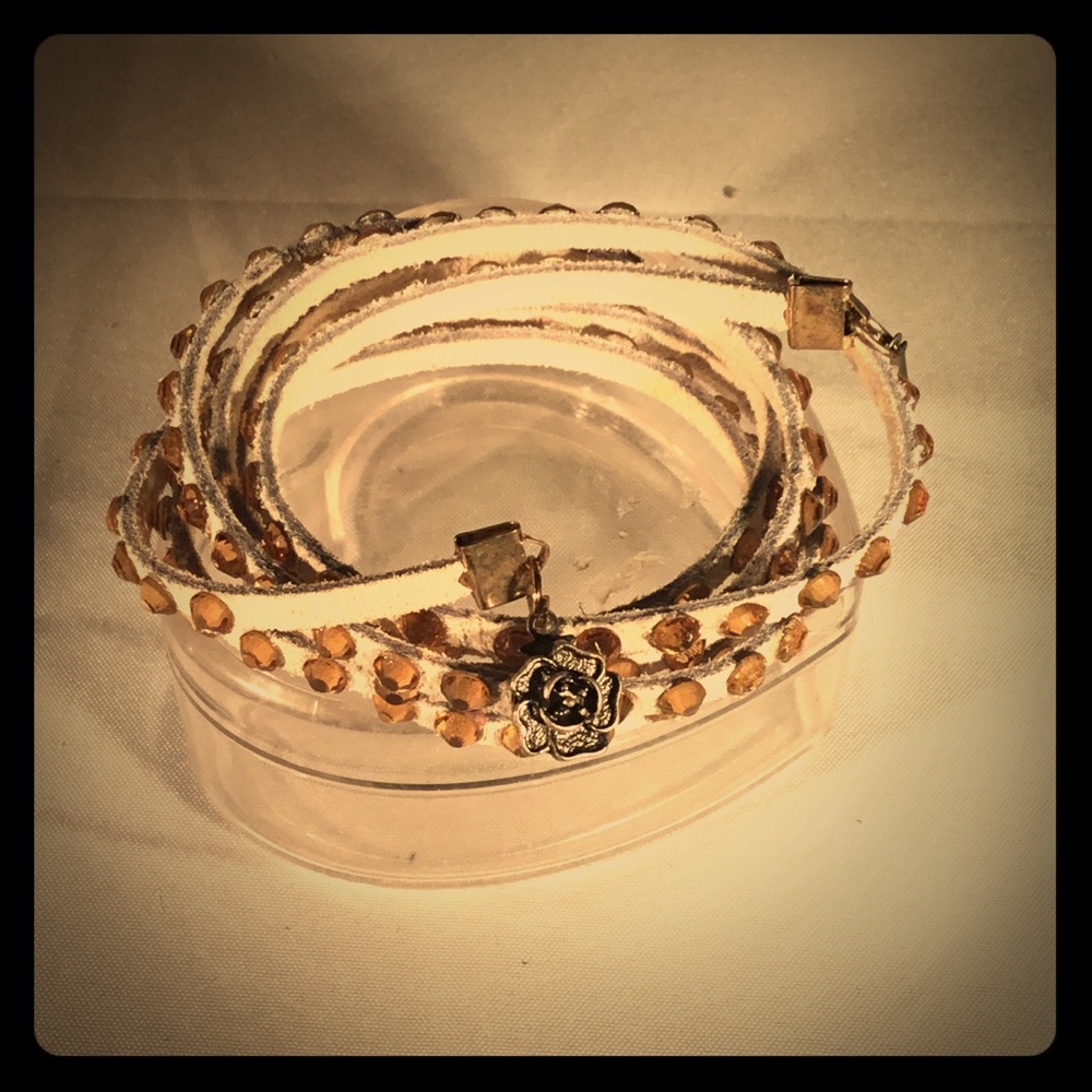 Swarovski crystal wrap bracelet